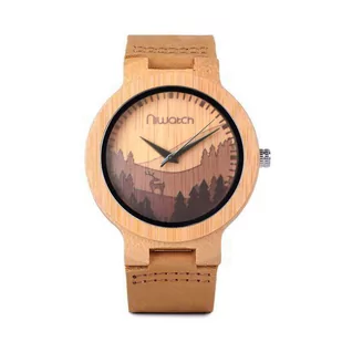 Zegarek Zegarek drewniany Niwatch NATURE - Beskidy - Zegarki męskie - miniaturka - grafika 1