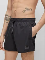 Kąpielówki męskie - Hugo Szorty kąpielowe Dodo 50483986 Czarny Regular Fit - miniaturka - grafika 1