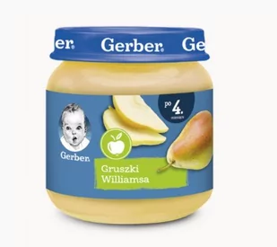 Gerber Gruszki williamsa, po 4 mi - Desery dla dzieci - miniaturka - grafika 1
