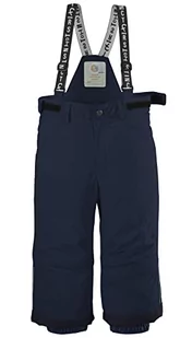 first instinct by killtec Dziecięce spodnie funkcyjne/spodnie narciarskie z szelkami i pasem śnieżnym FISW 7 MNS SKI PNTS, ciemnoniebieskie, 110/116, 38918-000 - Spodnie narciarskie - miniaturka - grafika 1