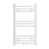 Grzejniki łazienkowe - GRZEJNIK ŁAZIENKOWY KALORYFER NOWOCZESNY DRABINKOWY BIAŁY 70x40 cm RAVEN - miniaturka - grafika 1
