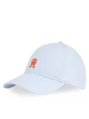 Czapki męskie - Tommy Hilfiger Czapka z daszkiem Th Imd Color 6 Panel Cap AM0AM13542 Błękitny - miniaturka - grafika 1