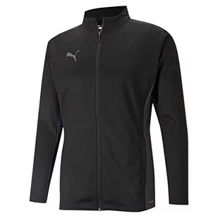 PUMA PUMA Męska kurtka treningowa z motywem drużyny Puma czarny wędzony asfalt perłowy XL 65672503 - Kurtki męskie - miniaturka - grafika 1