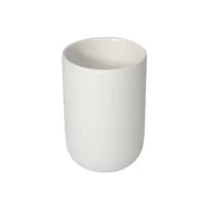 Kubki na szczoteczki do zębów - Biały ceramiczny kubek na szczoteczki do zębów Sapho Chloé - miniaturka - grafika 1