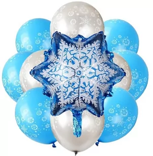Balon Zestaw 13 Sztuk Niebieskie Urodziny - Balony i akcesoria - miniaturka - grafika 1