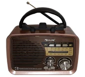 Radioodtwarzacze - Radio Kuchenne Fm Z Rączką Przenośne Sieciowe Kol.2 Miedziany Środkowy - miniaturka - grafika 1