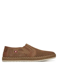 Rieker Espadryle B5297-64 Brązowy - Espadryle męskie - miniaturka - grafika 1