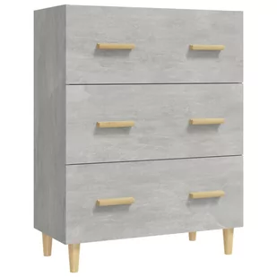 Lumarko Komoda, szarość betonu, 70x34x90 cm, materiał drewnopochodny - Komody - miniaturka - grafika 3