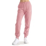 Spodnie sportowe damskie - Spodnie damskie Nike Sportswear Phoenix Fleece FZ7626-690 - różowe - miniaturka - grafika 1