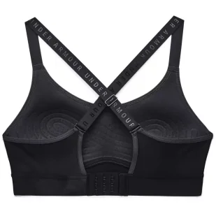 Biustonosz sportowy Under Armour Infinity Mid Printed Bra - Bielizna sportowa damska - miniaturka - grafika 4