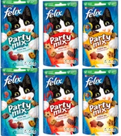 Przysmaki dla kotów - Felix Party MIX SMAKÓW 8x60g - miniaturka - grafika 1