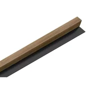 Panele ścienne i boazeria - Panel ścienny Stegu 1 lamel dębowy na czarnym panelu - miniaturka - grafika 1