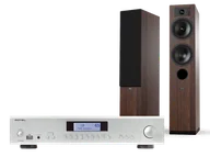 Zestawy stereo - Rotel A14 MkII (srebrny) + Tesi 5 (mokka) - miniaturka - grafika 1