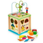 Sortery dla dzieci - Ecotoys, sortera kostka edukacyjna - miniaturka - grafika 1