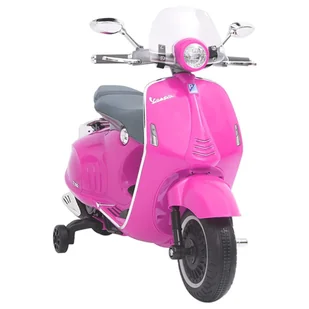 shumee Skuter elektryczny Vespa GTS300 różowy - Pojazdy elektryczne dla dzieci - miniaturka - grafika 1