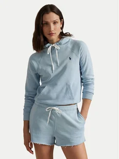 Polo Ralph Lauren Bluza 211935583013 Błękitny Regular Fit - Bluzy damskie - miniaturka - grafika 1