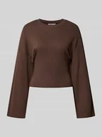 Bluzki damskie - Bluzka z długim, szerokim rękawem model ‘EDEN’ - miniaturka - grafika 1