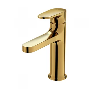 Cersanit Inverto bateria umywalkowa stojąca złota uchwyty 2 Design in 1 złote S951-297 S951-297 - Baterie umywalkowe - miniaturka - grafika 1