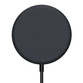 Ładowarki do telefonów - Crong Ładowarka indukcyjna MagSpot Wireless Charger MagSafe 15W Grafitowy - miniaturka - grafika 1