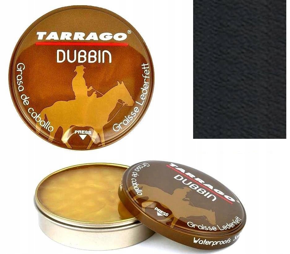 CZARNA WODOODPORNA PASTA IMPREGNAT DO BUTÓW TŁUSZCZ TARRAGO DUBBIN 50 G9-89