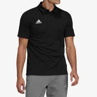 Koszulki męskie - Koszulka Polo Adidas Entrada Męska Oddychająca Czarna HB5328 - miniaturka - grafika 1