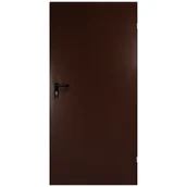 Drzwi zewnętrzne - Drzwi techniczne T43 99 x 203,4 cm brązowe uniwersalne D.90 - miniaturka - grafika 1