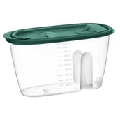 Pojemniki kuchenne - Pojemnik na artykuły sypkie 1 l MOLLY zielony - miniaturka - grafika 1