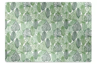 Podkładka pod krzesło Leśne Liście 120x90 cm - Podnóżki, podpórki, podkładki - miniaturka - grafika 1