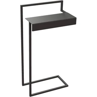 Deante Wieszak 80 cm podłogowy z półką , czarny Mokko ADM N632 [16721075] - Wieszaki łazienkowe - miniaturka - grafika 1