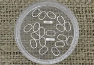 Biżuteria - akcesoria - [301021] Ogniwko zamknięte 5*3mm srebrne 5szt - miniaturka - grafika 1