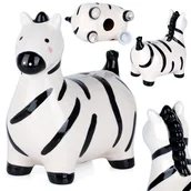 Skarbonki - Skarbonka ceramiczna zebra - miniaturka - grafika 1