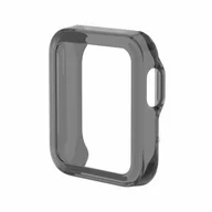 Akcesoria do smartwatchy - SILIKONOWE ETUI DO XIAOMI MI WATCH LITE CZARNE PRZEŹROCZYSTE - miniaturka - grafika 1