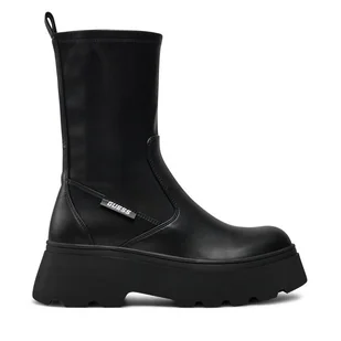 Botki Guess Nerea FLFNER ELE10 Czarny - Botki damskie - miniaturka - grafika 1