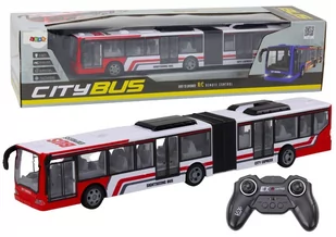 Autobus Miejski Zdalnie Sterowany RC Czerwono-Biały - Zabawki zdalnie sterowane - miniaturka - grafika 1