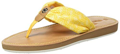 TOM TAILOR Damskie japonki 1191601, żółty, 40 EU