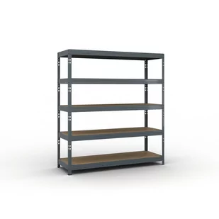 Regał półkowy 2000 x 1800 x 600 mm, nośność 600 kg, 1+1 GRATIS - Szafy i regały magazynowe - miniaturka - grafika 2