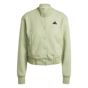 Damska Kurtka przejściowa ADIDAS W BLUV Q3 JKT JE0347 – Oliwkowy - Kurtki damskie - miniaturka - grafika 1