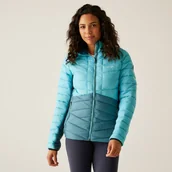 Kurtki i kamizelki sportowe damskie - Regatta Kurtka damska przejściowa ocieplana z kapturem Dalent Niebieski, Rozmiar: 42 - miniaturka - grafika 1