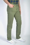 Spodnie męskie - WRANGLER ARIZONA STRETCH DUSTY GREEN - miniaturka - grafika 1