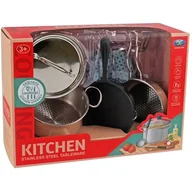 Zabawy w naśladowanie dorosłych - Zabawka zestaw naczyń ASKATO Kitchen 120706 - miniaturka - grafika 1