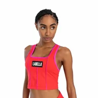 Bielizna sportowa damska - Biustonosz sportowy LABELLAMAFIA SPORTS BRA WAKE UP RED - miniaturka - grafika 1