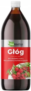 1 A PHARMA SP. Z O.O. GŁÓG Sok 100% EkaMedica 1000ml 1125424 - Serce i układ krążenia - miniaturka - grafika 1