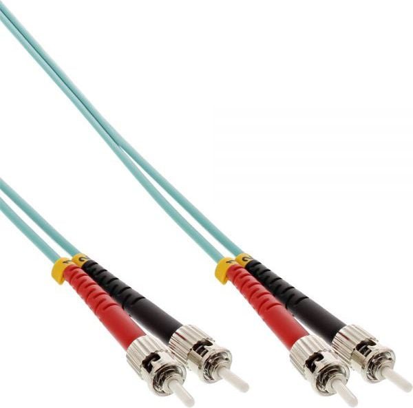 InLine Patchcord światłowodowy ST/ST, 50/125µm, OM3 5m 81505O