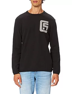 G-STAR RAW Bluza męska Chest Graphic Tweeter, Czarny (Dk Black C814-6484), XS - Bluzy męskie - miniaturka - grafika 1