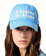 Czapki i chusty sportowe męskie - Czapka Wrangler LOGO CAP 112364063 Niagara Mist - miniaturka - grafika 1