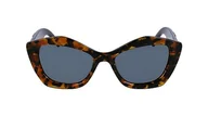 Okulary przeciwsłoneczne - KARL LAGERFELD Damskie okulary przeciwsłoneczne KL6127S, tytoń w paski, jeden rozmiar, Tytoń w paski, Rozmiar uniwersalny - miniaturka - grafika 1