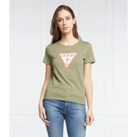 Koszulki i topy damskie - GUESS T-shirt ORIGINAL | Regular Fit - miniaturka - grafika 1