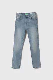 Spodnie i spodenki dla chłopców - United Colors of Benetton jeansy dziecięce Elvis - grafika 1