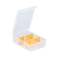 Pozostałe wyposażenie warsztatu - Przezroczysty Organizer Z 4 Przegrodami- 177X118X47 Mm - miniaturka - grafika 1