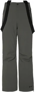 Spodnie narciarskie dziecięce Protest SPIKET JR snowpants na szelkach szare (P4810200/672) - Spodnie narciarskie - miniaturka - grafika 1